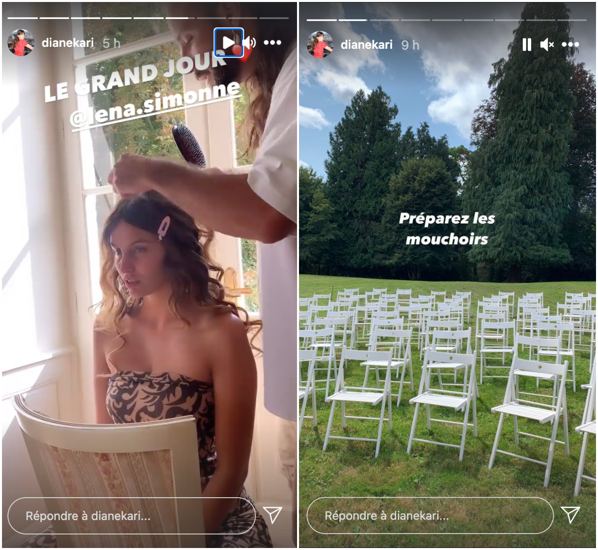  Les clichés du mariage de Roméo Elvis et Lena Simonne ? @Instagram